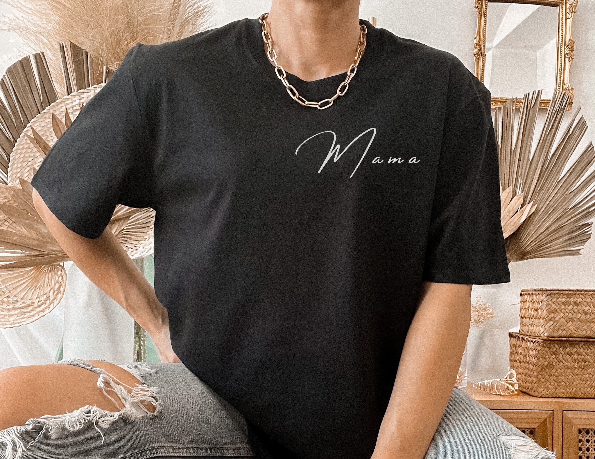 Mama Script Tee