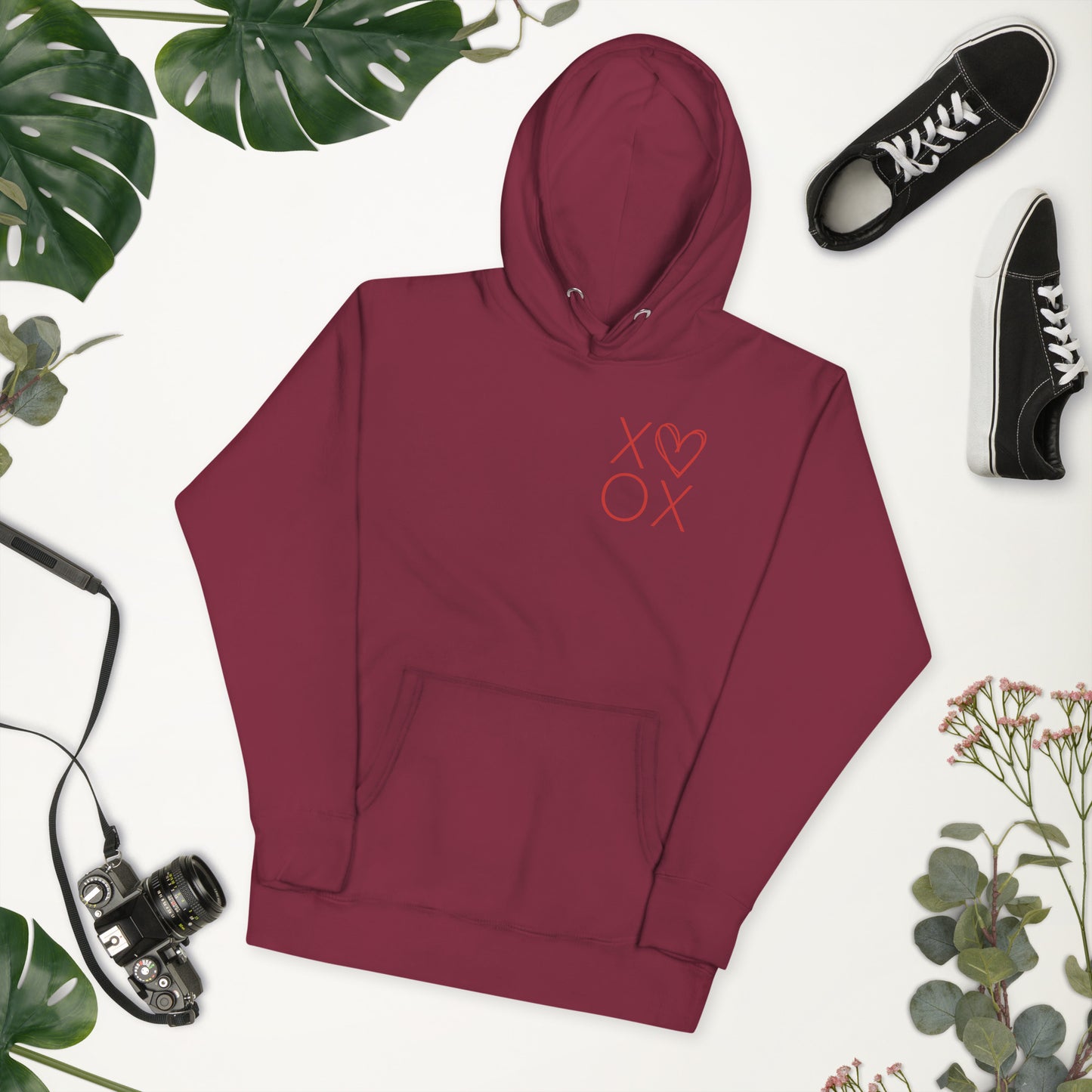 XOXO Shoulder Hoodie