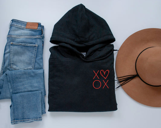 XOXO Shoulder Hoodie