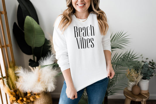 Beach Vibes Crewneck Sweatshirt