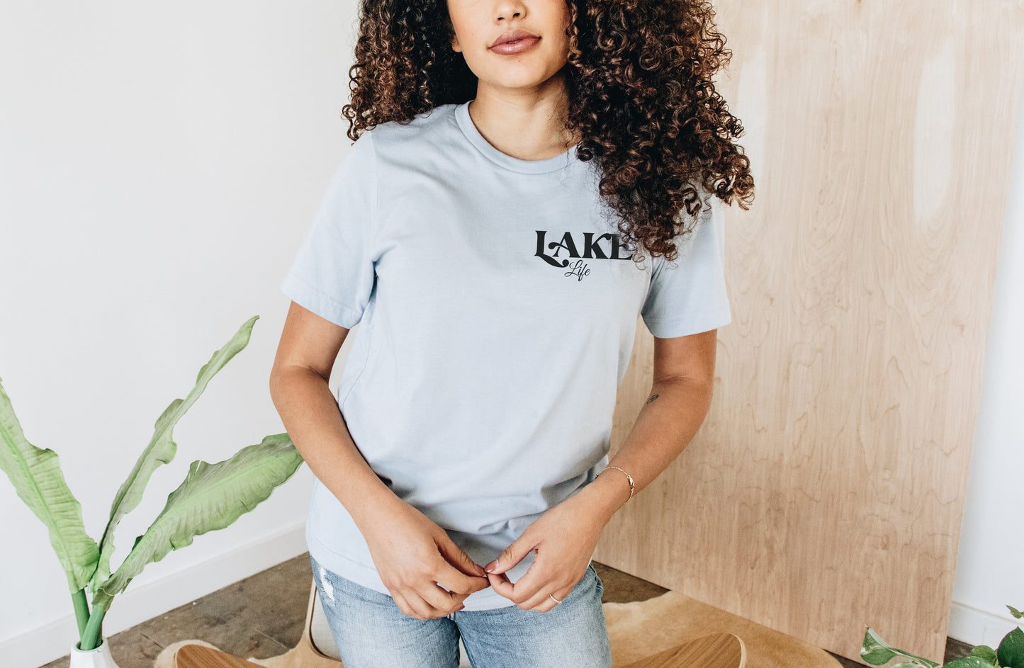 Lake Life Script Tee