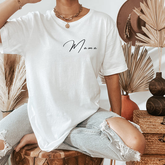 Mama Script Tee