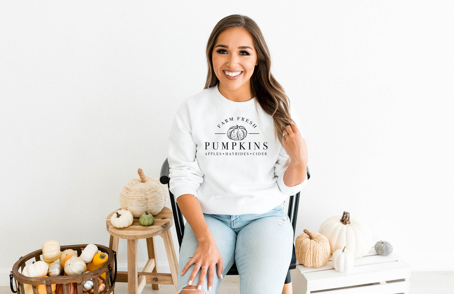 Farm Fresh Pumpkins Sweatshirt