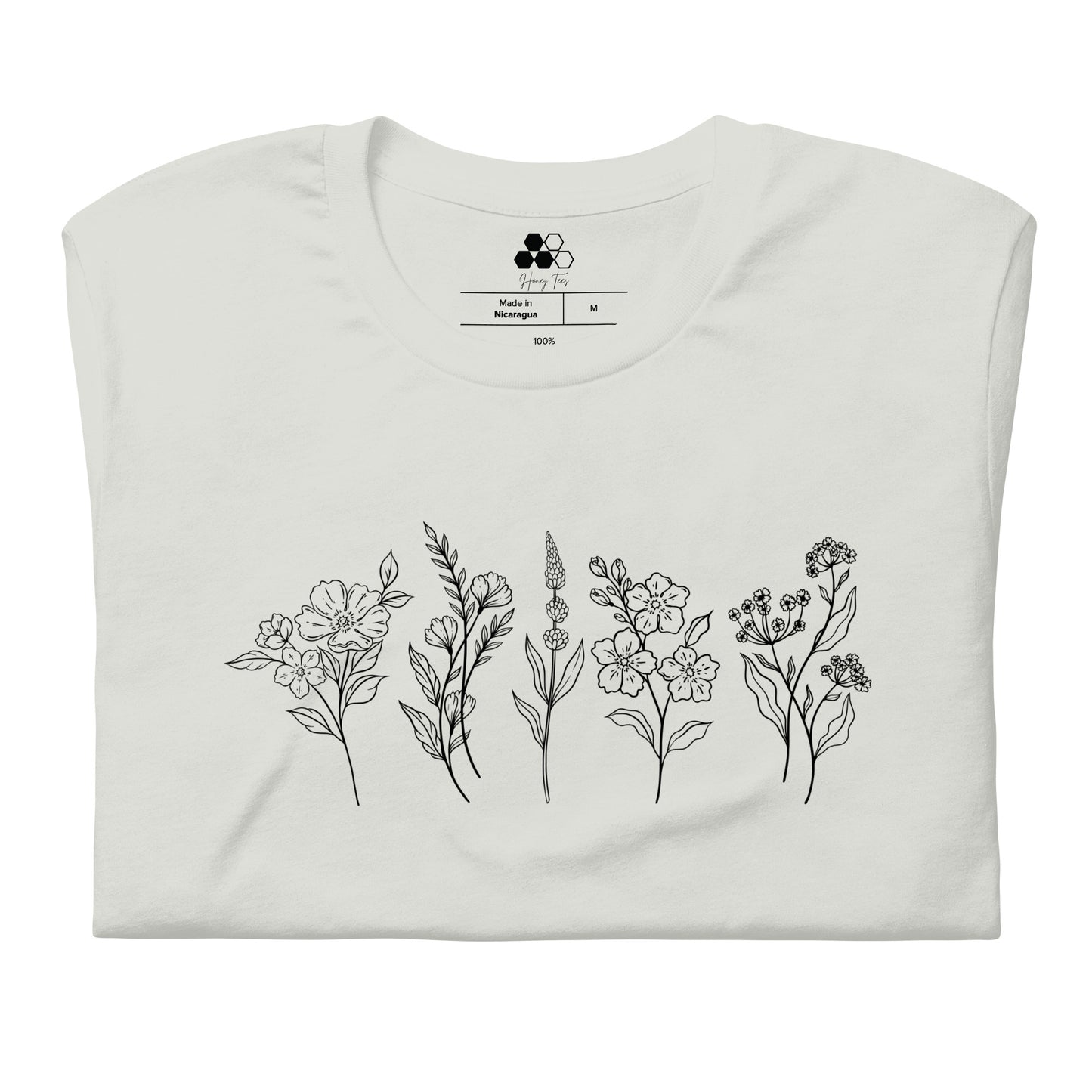 Floral Line Tee