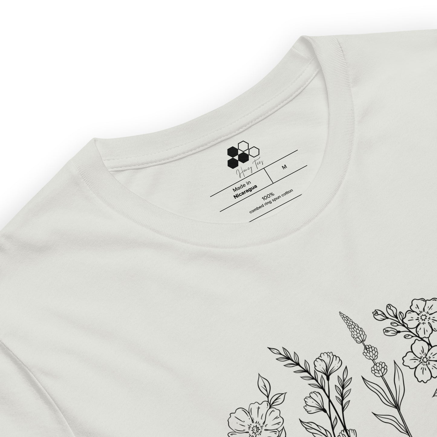 Floral Line Tee